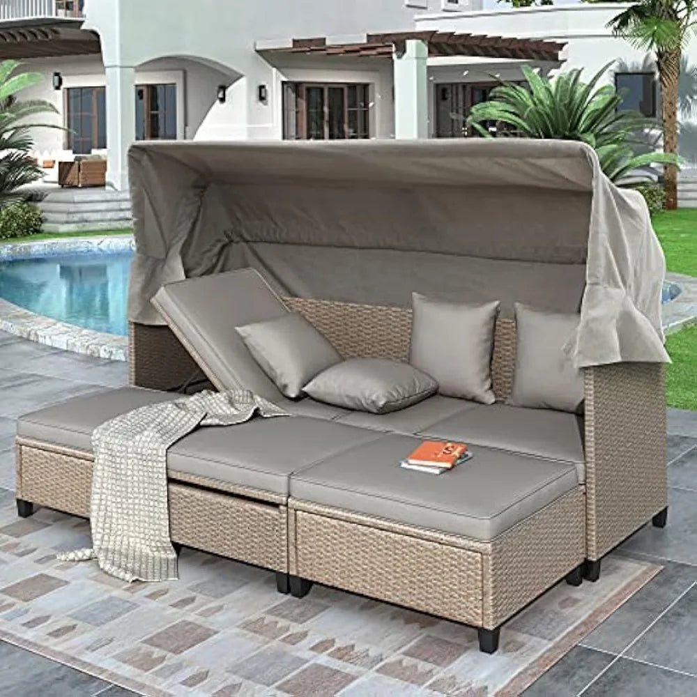 4 Piece Patio Furniture Set