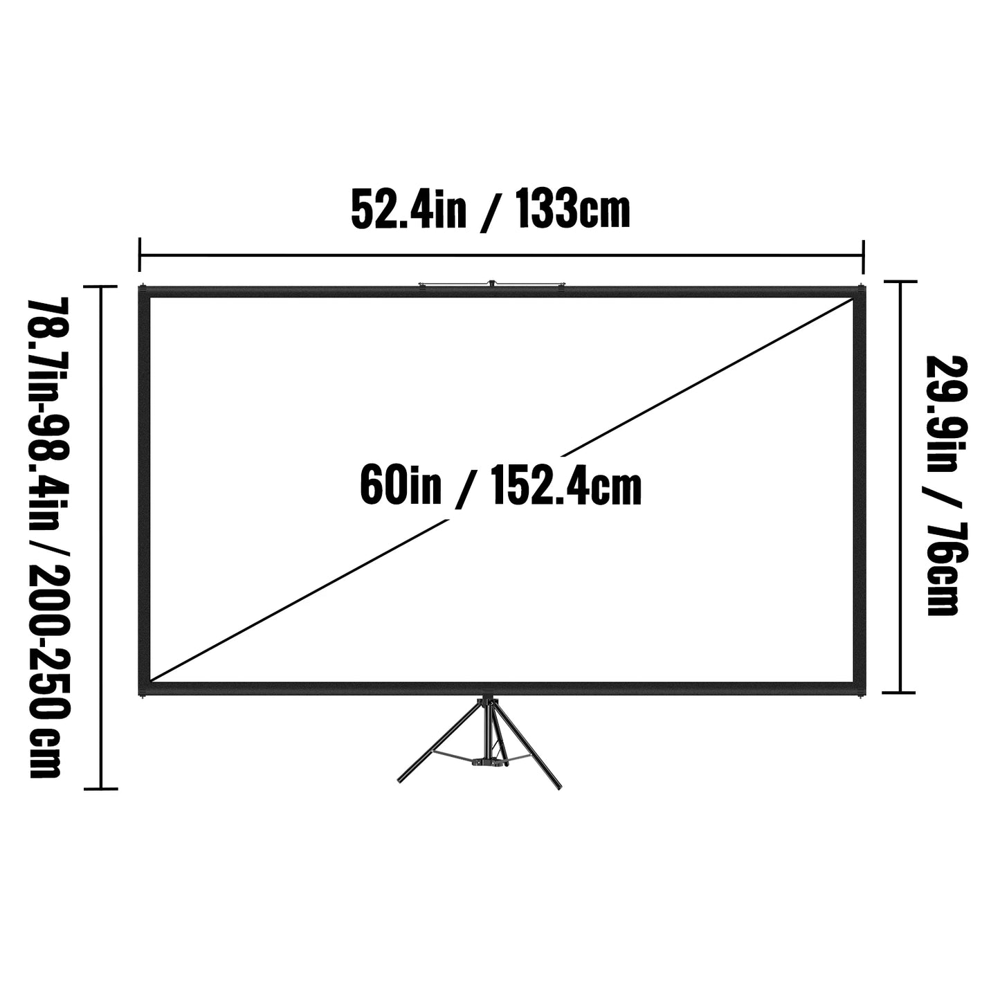 Tripod Projector Screen