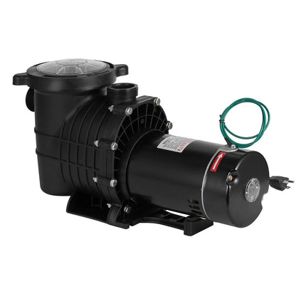 2HP Swimming Pool Pump Motor w Strainer Hi-Flo Aquarium Water Pumps For Ground Pool Purifier Water Circulation Pool Pump