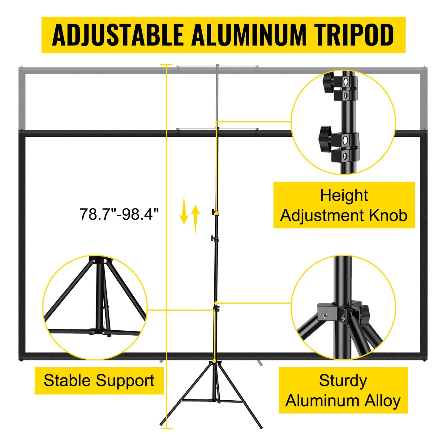 Tripod Projector Screen