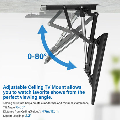 TOPSKY Electric Adjustable Ceiling TV Mount