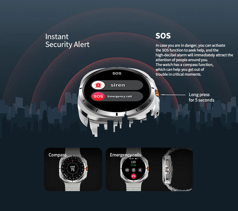 Samsung Galaxy Watch 7 Ultra GPS Compass