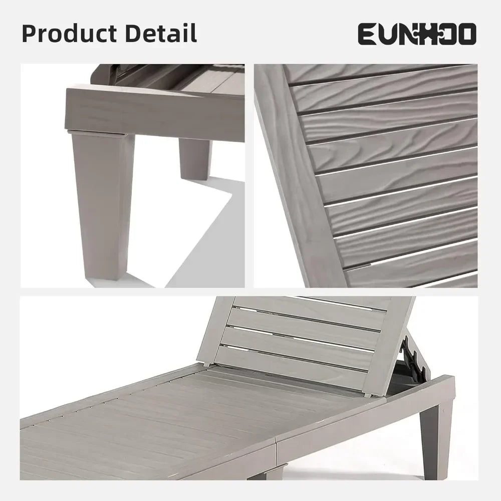 Outdoor Chaise Lounge Set of 2,