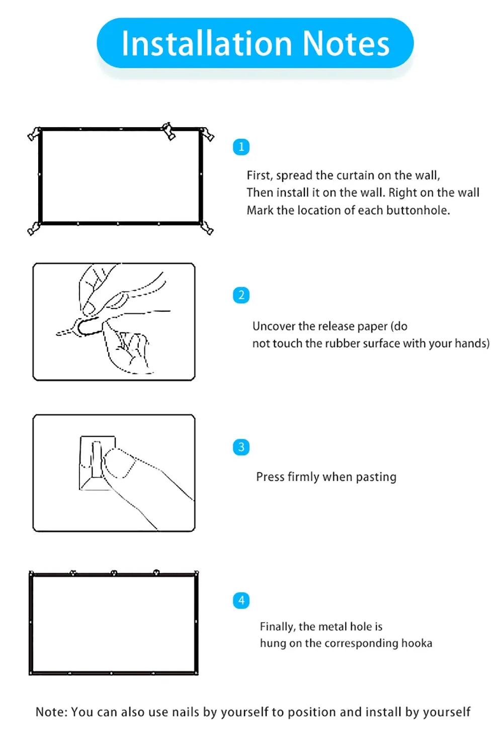 LEJIADA Projector Screen