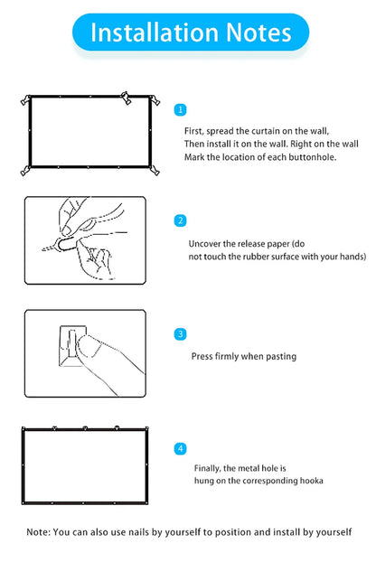 LEJIADA Projector Screen