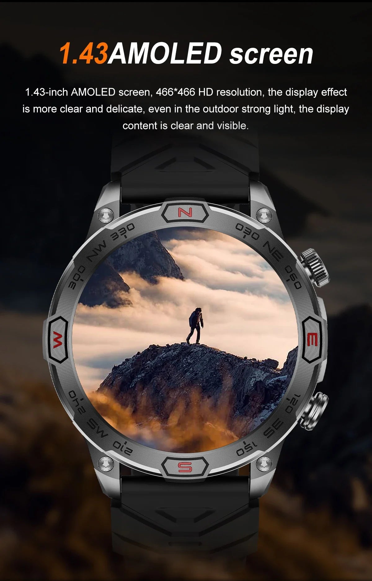 New Outdoor Military Smart Watch