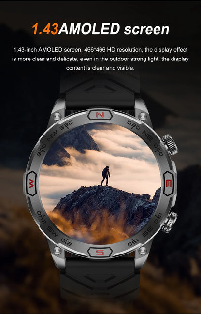 New Outdoor Military Smart Watch