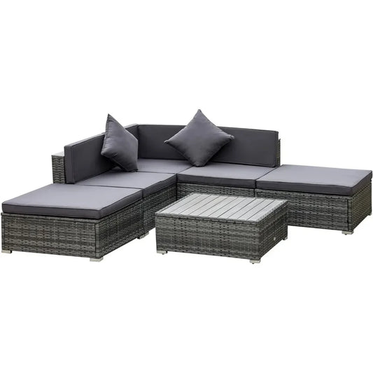 6 Piece Patio Furniture Set