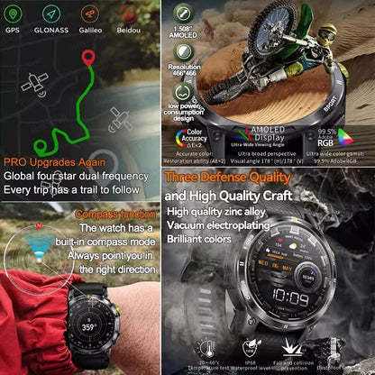 Outdoor Professional GPS Trajectory Smart Watch