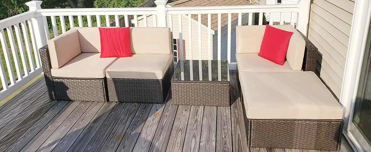 5-piece terrace furniture set