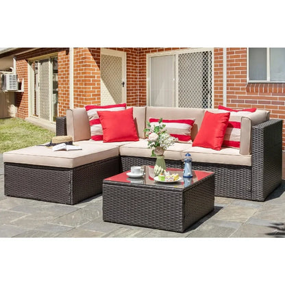 5-piece terrace furniture set