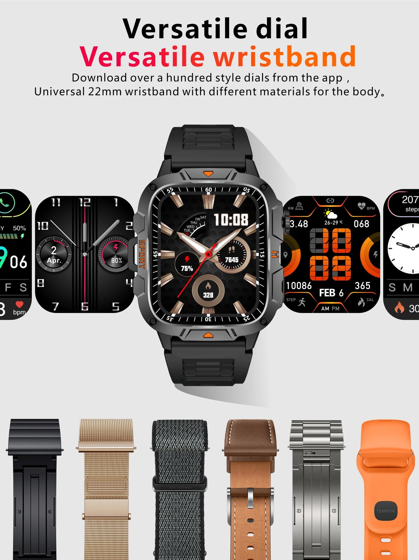 LIGE Men Smart Watch