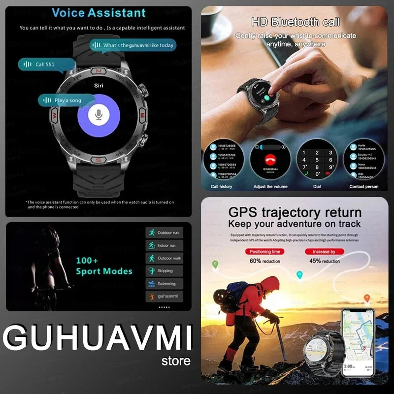 New Outdoor Military Smart Watch