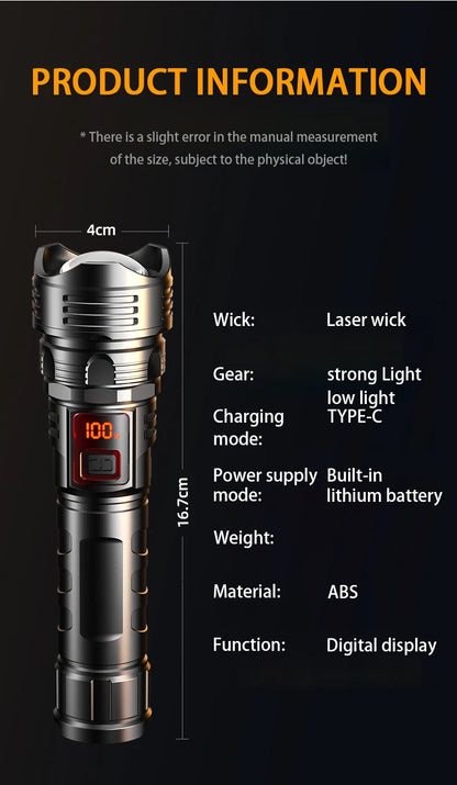 Outdoor Strong Light LED Telescopic Focus