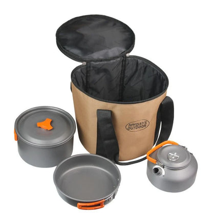 Camping Equipment Cookware Set