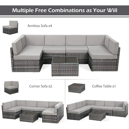 7-piece patio furniture set