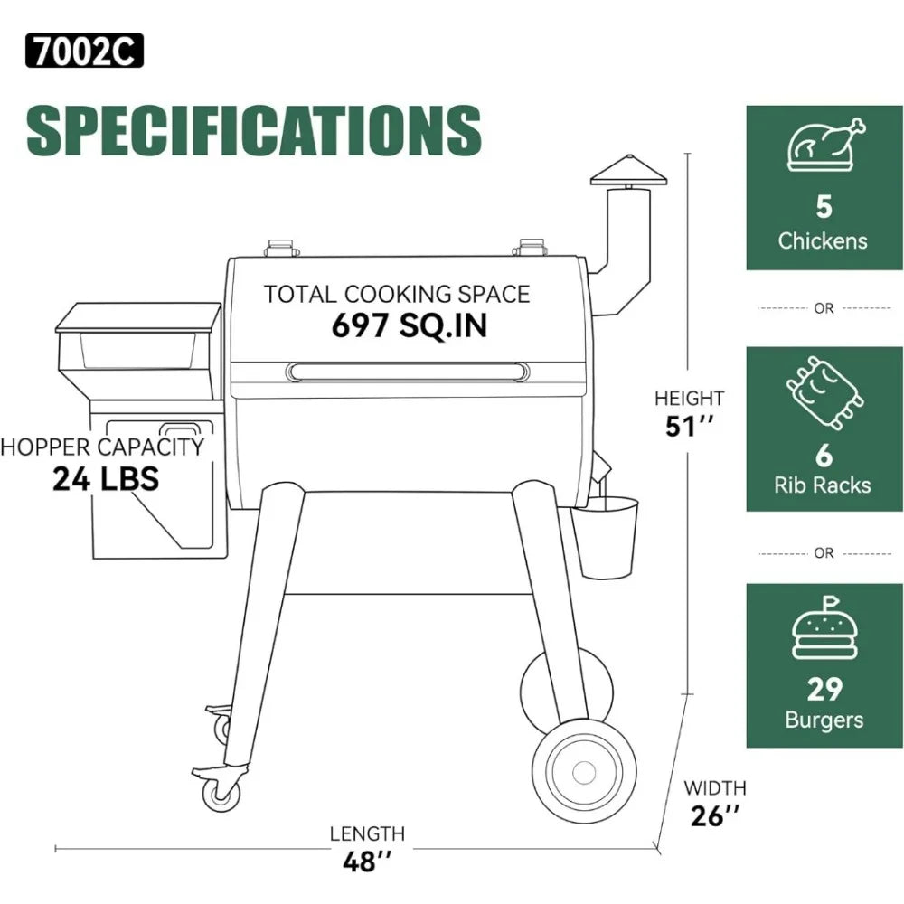 Wood Pellet Grill Smoker