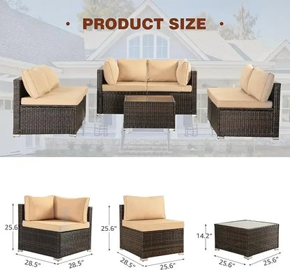 7-piece patio furniture set