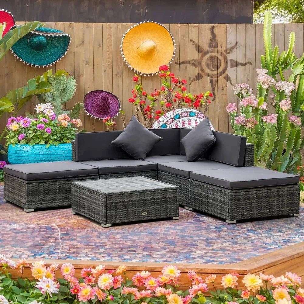 6 Piece Patio Furniture Set