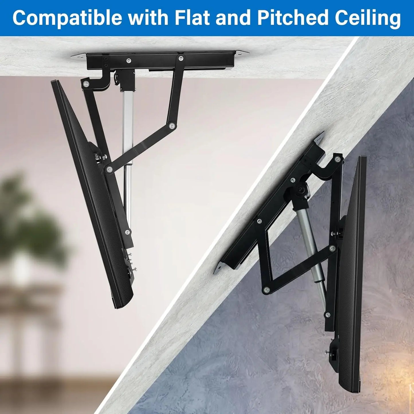 TOPSKY Electric Adjustable Ceiling TV Mount