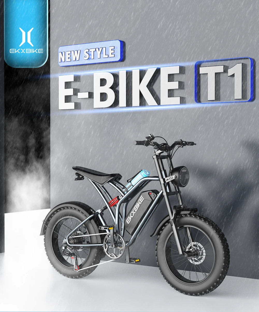 EKX T1 Electric Bike 20‘’*4.0 Fat Tires