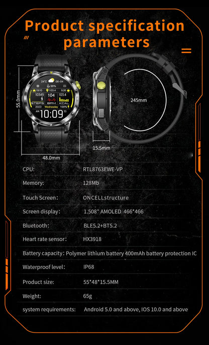 Outdoor Professional GPS Trajectory Smart Watch