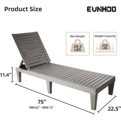 Outdoor Chaise Lounge Set of 2,