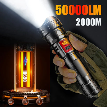 Outdoor Strong Light LED Telescopic Focus