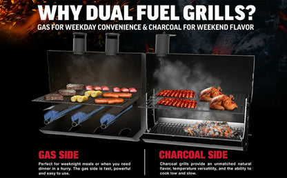 Char-Griller® Dual-Function 2-Burner