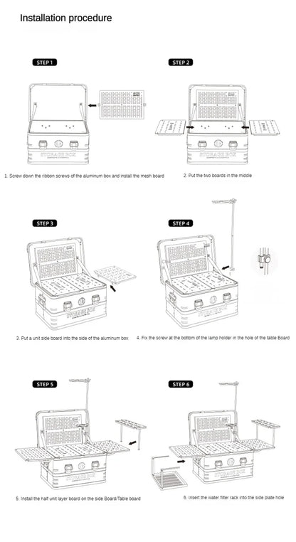 Portable Folding IGT Box Kitchen