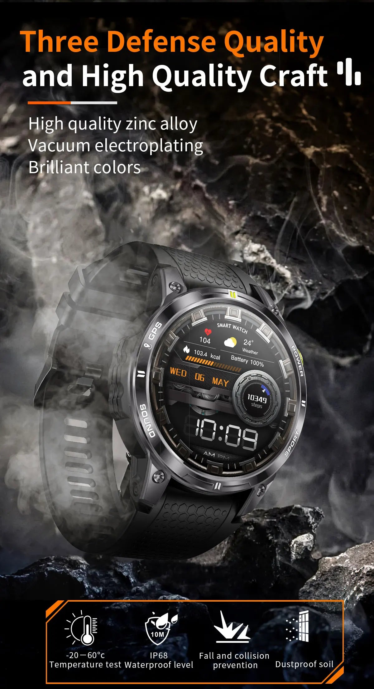 Outdoor Professional GPS Trajectory Smart Watch