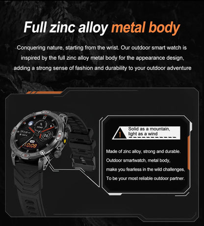 New Outdoor Military Smart Watch